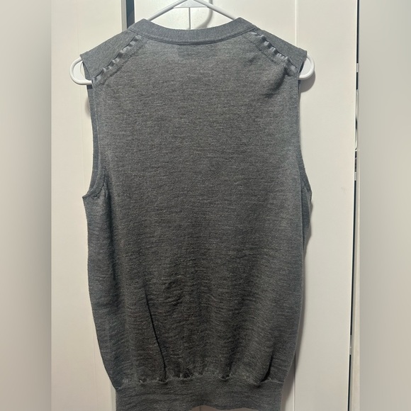 Yves Saint Laurent Gray Button-Up Vest size L - Picture 7 of 10